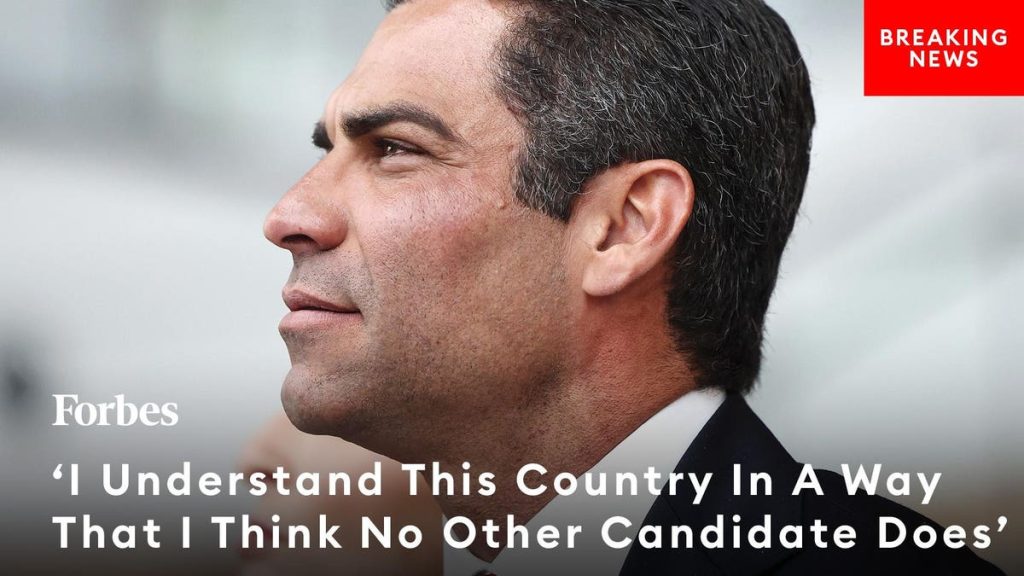 Francis Suarez Talks China, Crypto, DeSantis And More: Road To 2024