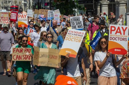 England’s Junior Doctors To Strike Next Month In Longest-Ever Walk-out