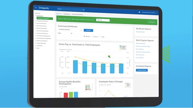 Insperity HR dashboard