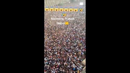 Viral Video Showing Massive Crowd In France Actually From Mexico