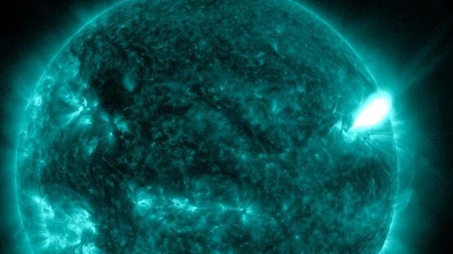 NASA Reports ‘X1’ Solar Flare As Sun’s Activity Hits 21 Year Peak